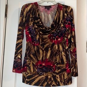 LIKE NEW - Dana Buchman long sleeve blouse